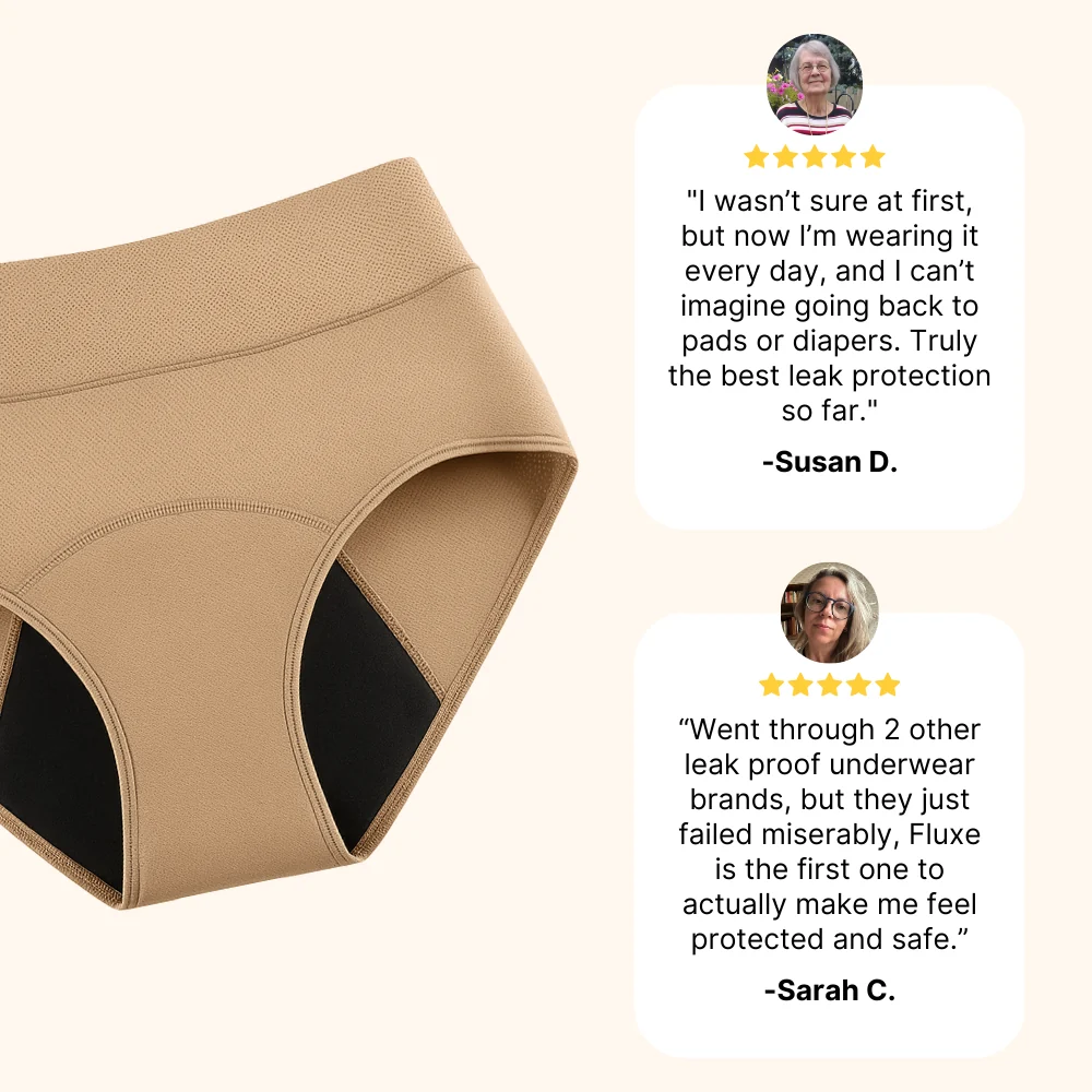 Curvevera 100% Leak-Proof Underwear That Won't Let You Down for Women 60+ (4-Pack) - Image 3
