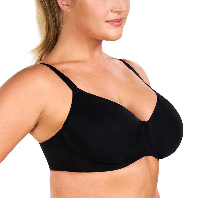 Adjustable Straps Underwire T-Shirt Bra - Image 4