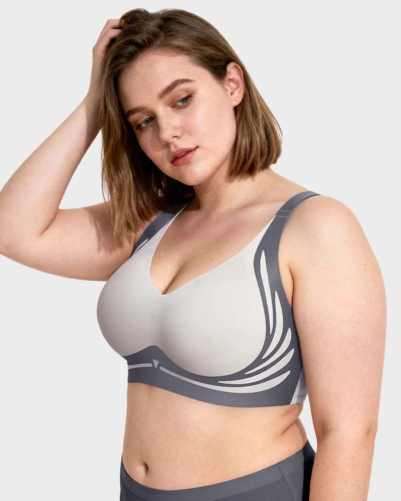 Anti-Sagging Support Shockproof Sports Fixed Cup Bra For Women - Image 16