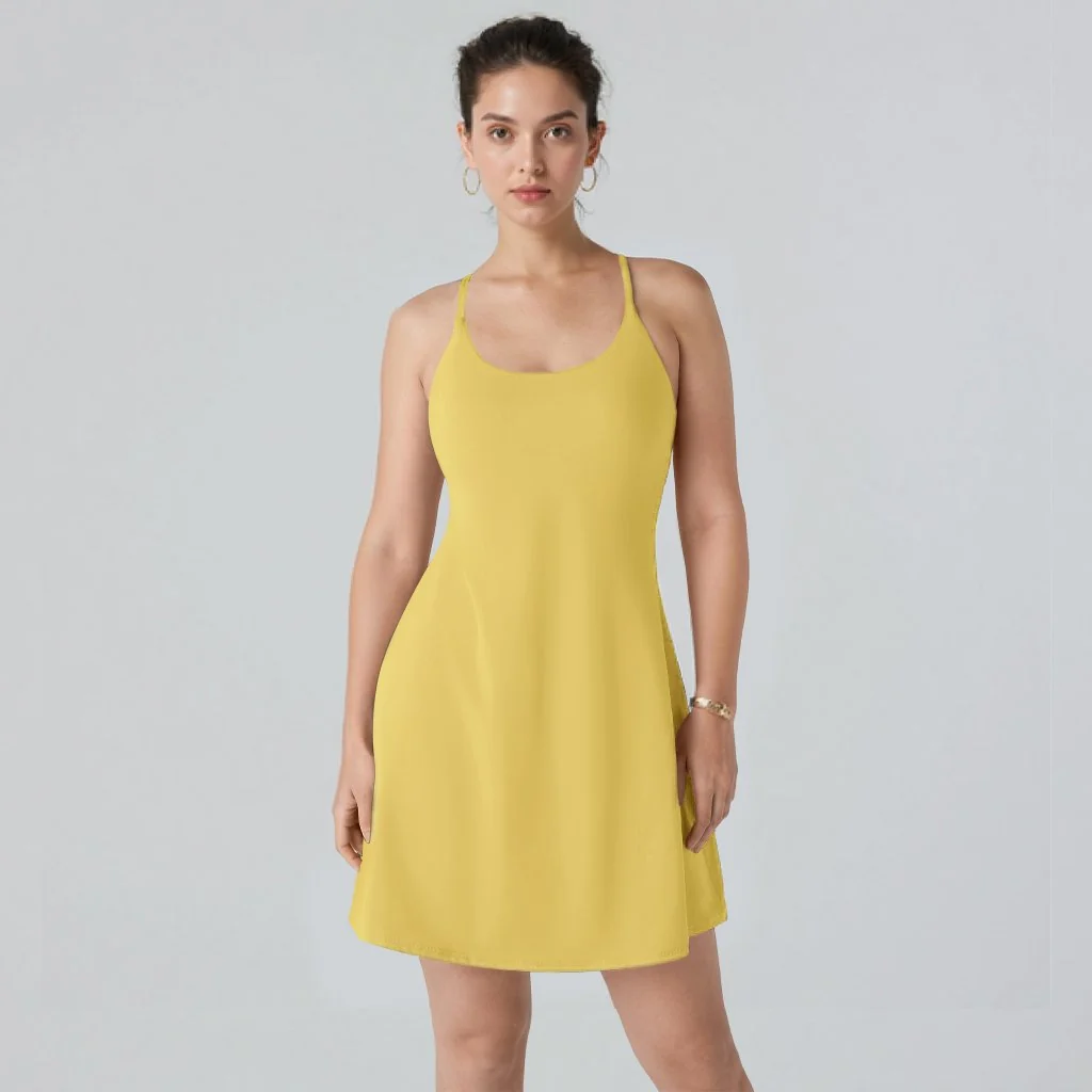 The Ultimate Tummy Control Backless Active Dress - Image 27
