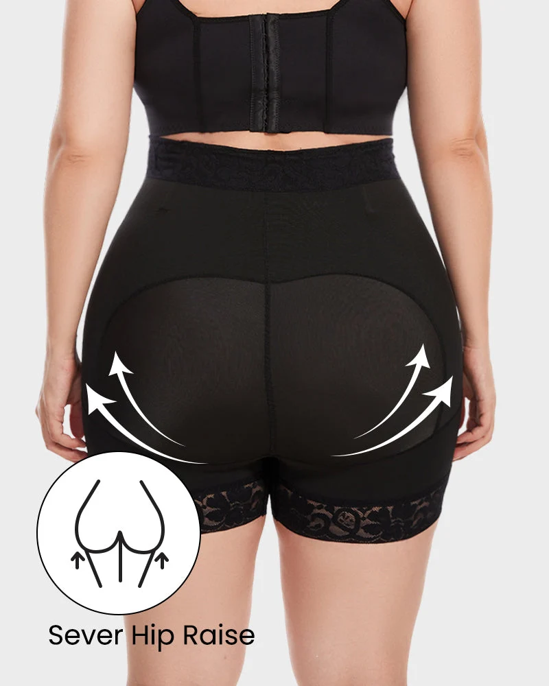 Boned Sculpt High Waist Shorts - Image 12