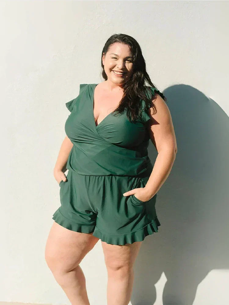 Swim Romper Built-in Bra - Image 4