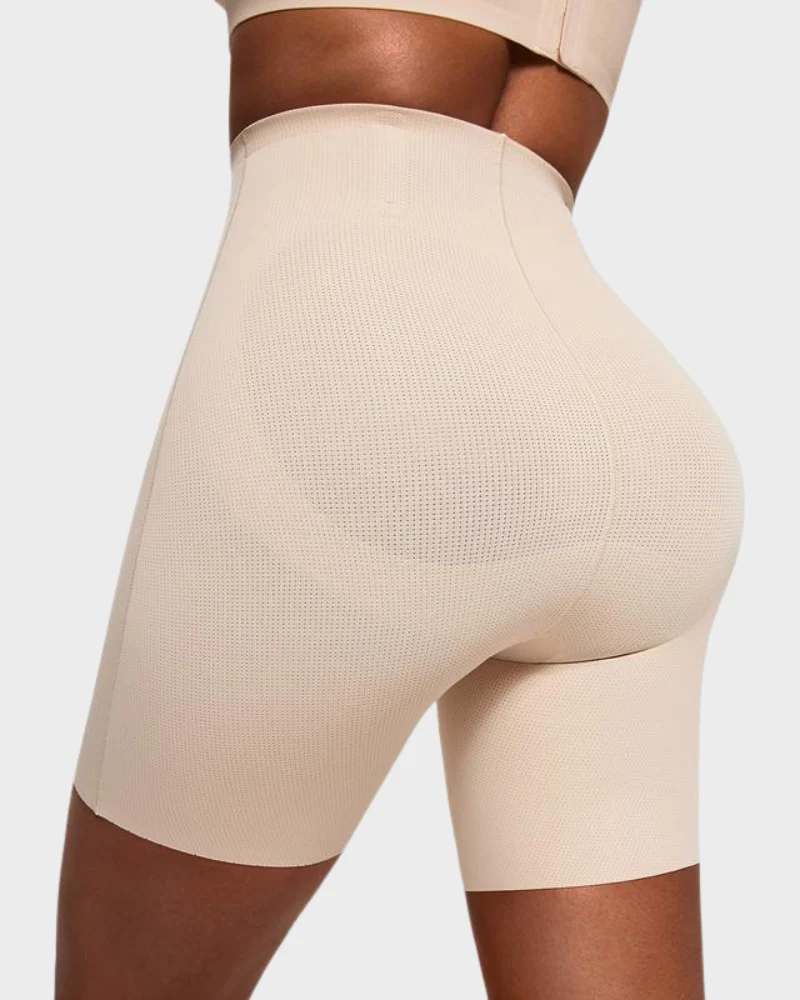 Cooling High-Waist Sculpting Shapewear Shorts - Image 6