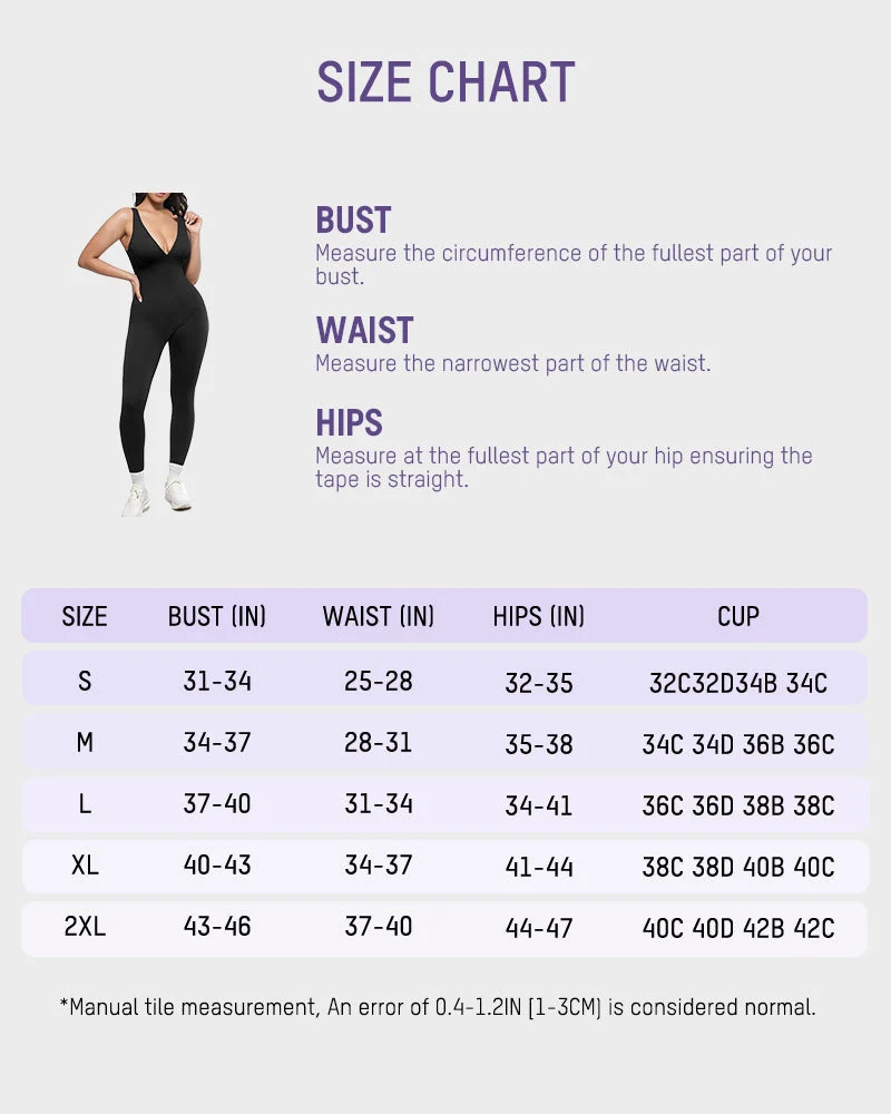 Deep V Tummy Control Sculpting Jumpsuit - Image 11