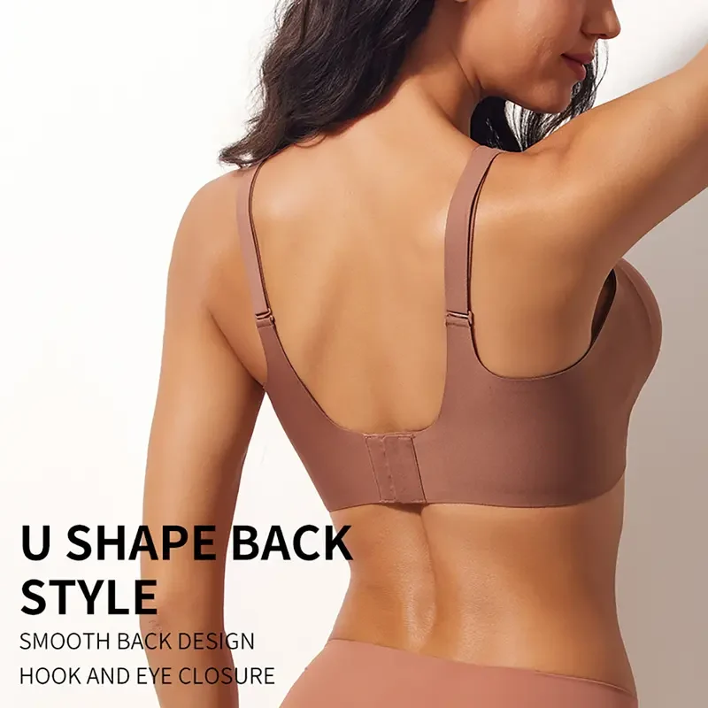 Buttery Soft Wireless Seamless Push Up Bra - Image 2