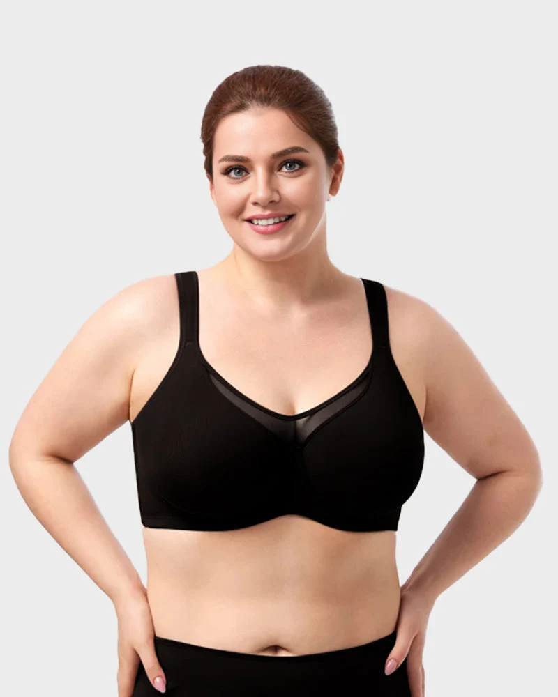 Plus Size Cooling Full Coverage Minimizer Bra - Image 8