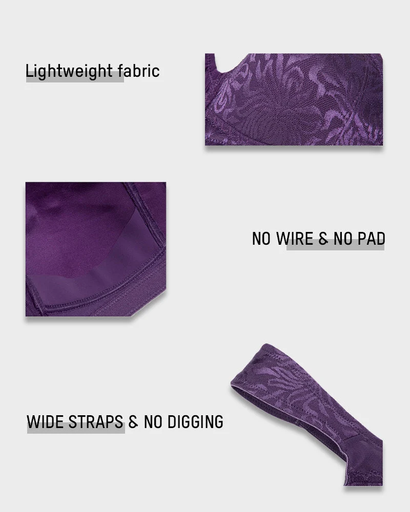 Full Coverage Wireless Minimizer Bra - Image 8