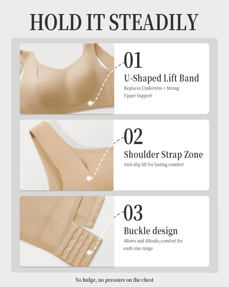 Full Support Wireless Push-Up Minimizer Bra - Image 5