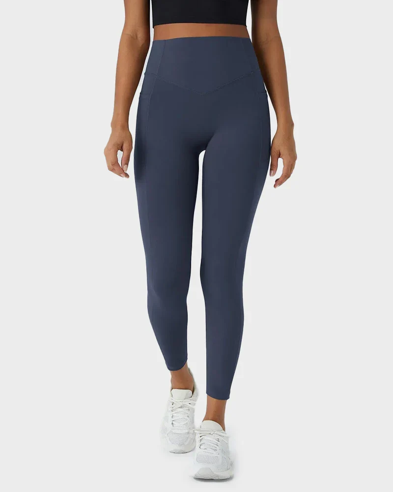 Tummy Control Butt-Lifting Training Leggings with Pockets - Image 26