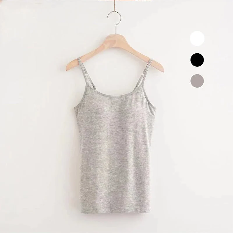 Loose-fitting Tank Top With Built-in Bra - Image 9