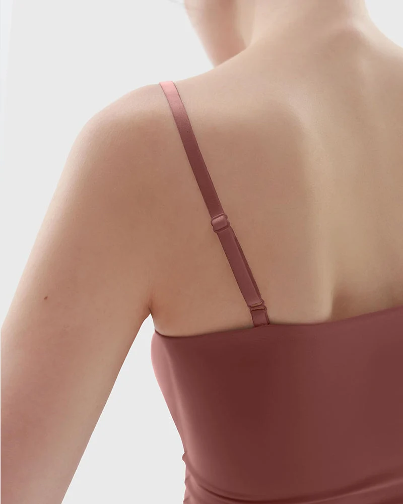 Minimalist Slim Tank Top – Square Neck & Adjustable Straps - Image 20