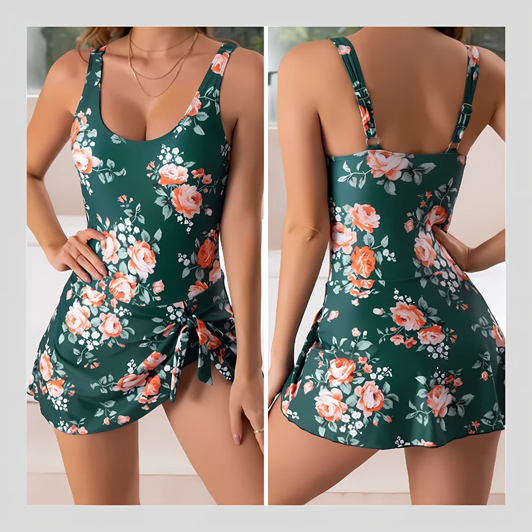 Women's Tummy Control Slim Fit Plus Size One Piece Swimsuit - Image 3