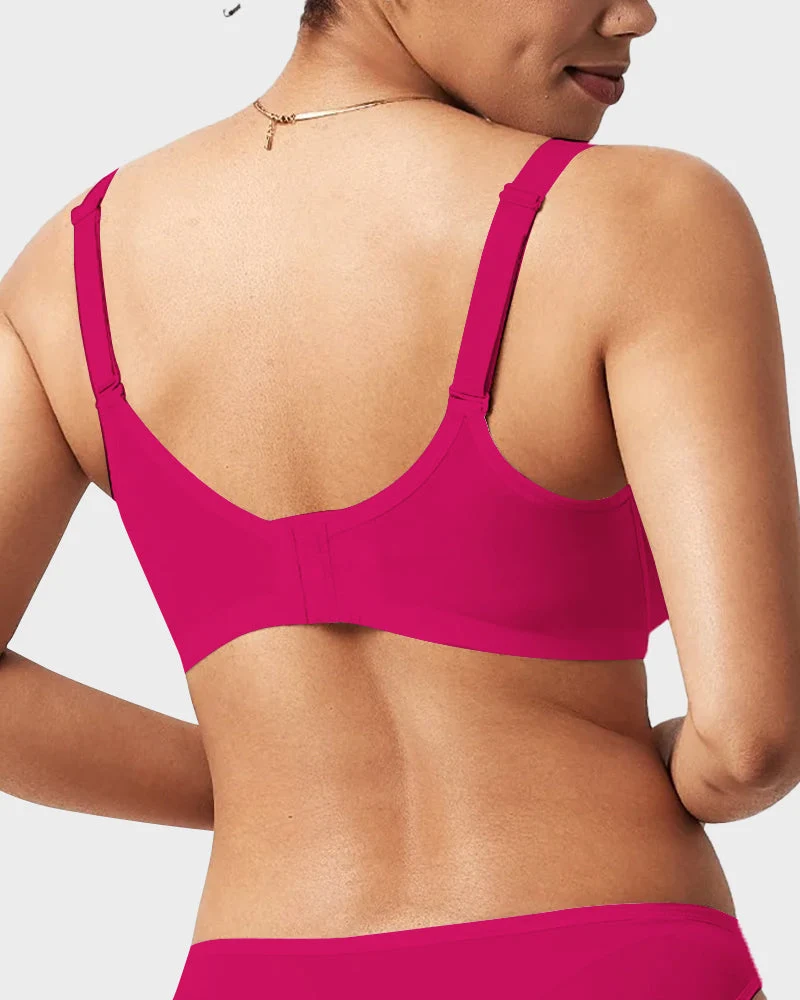 Seamless Mesh Unlined Underwire Bra - Image 10