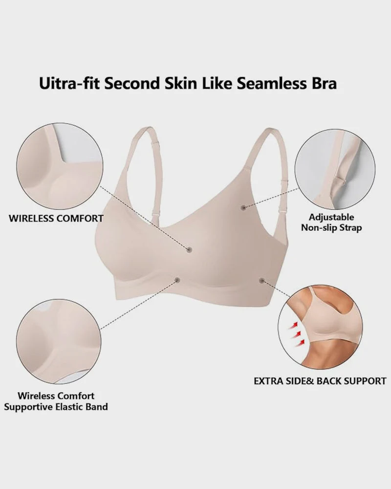 Seamless Soft Support Push Up Bra - Image 7