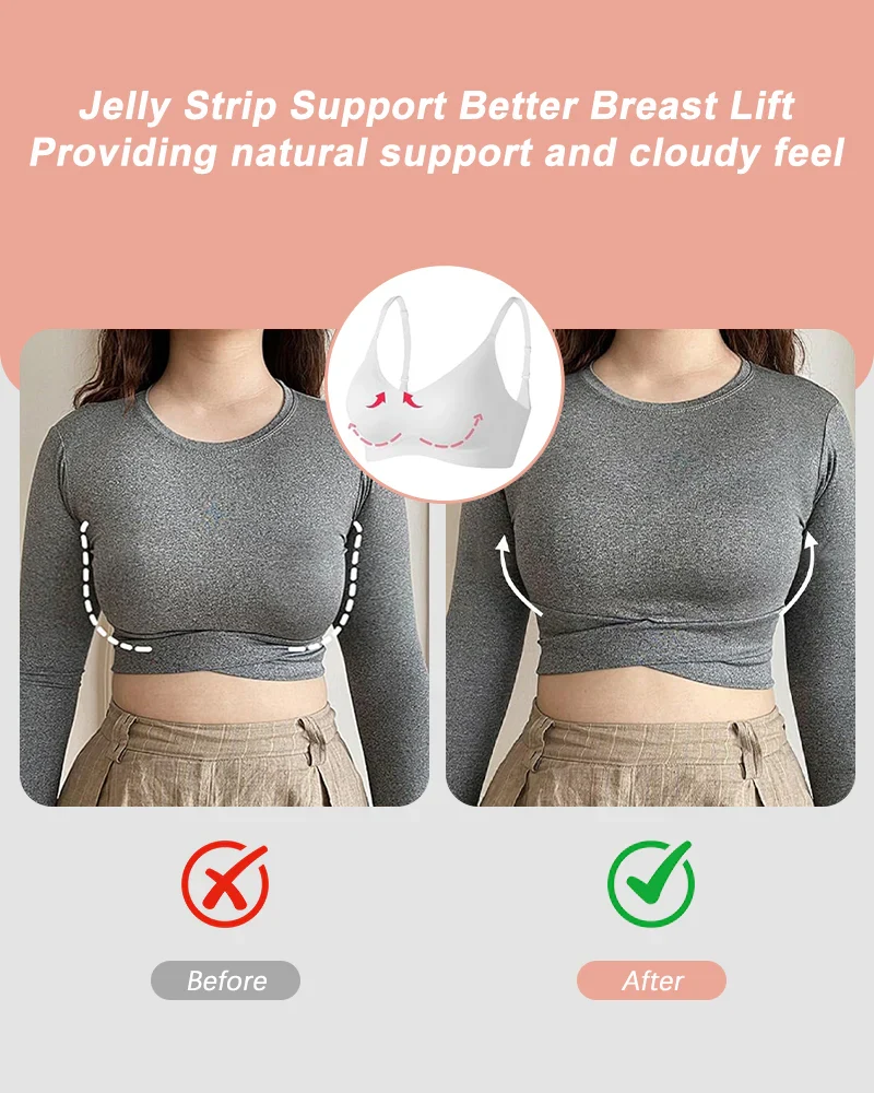 Seamless Soft Support Push Up Bra - Image 8