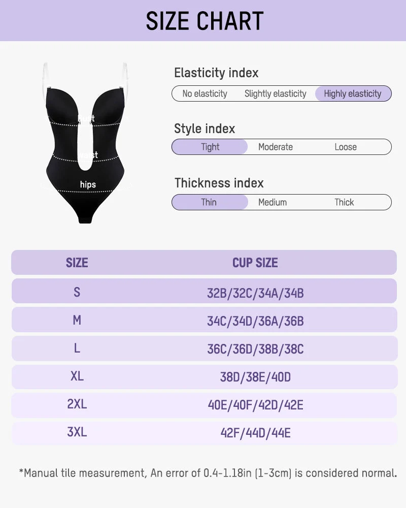 Strapless U Plunge Thong Bodysuit - Image 16