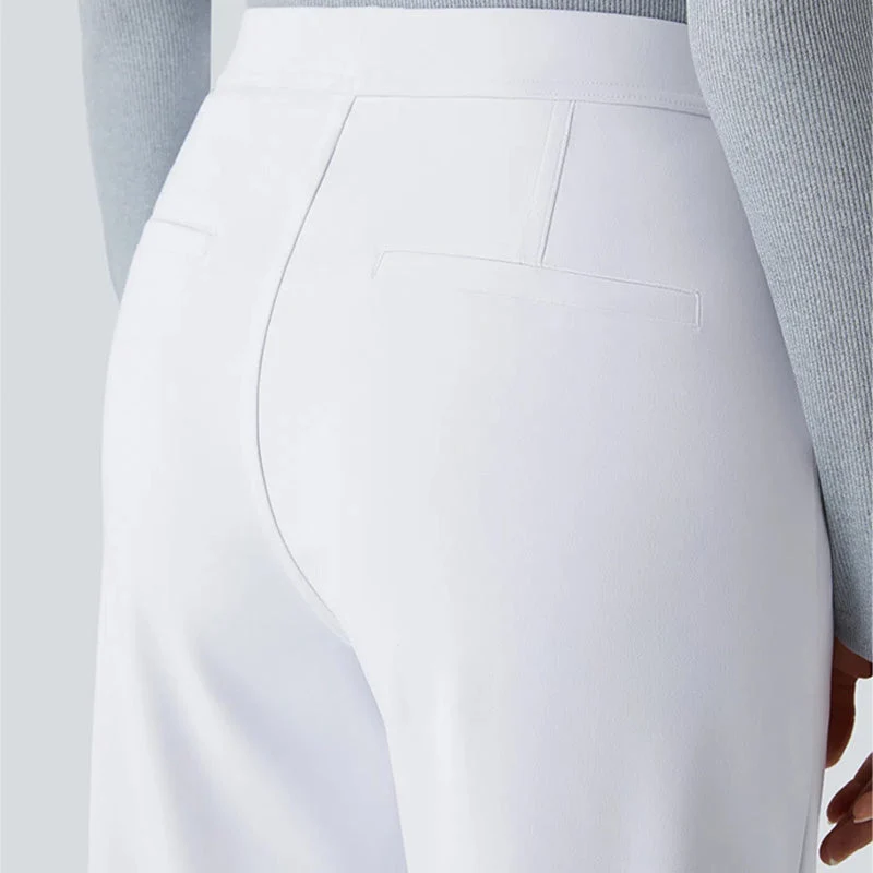 High-Waist Straight-Leg Work Pants Set - Image 17