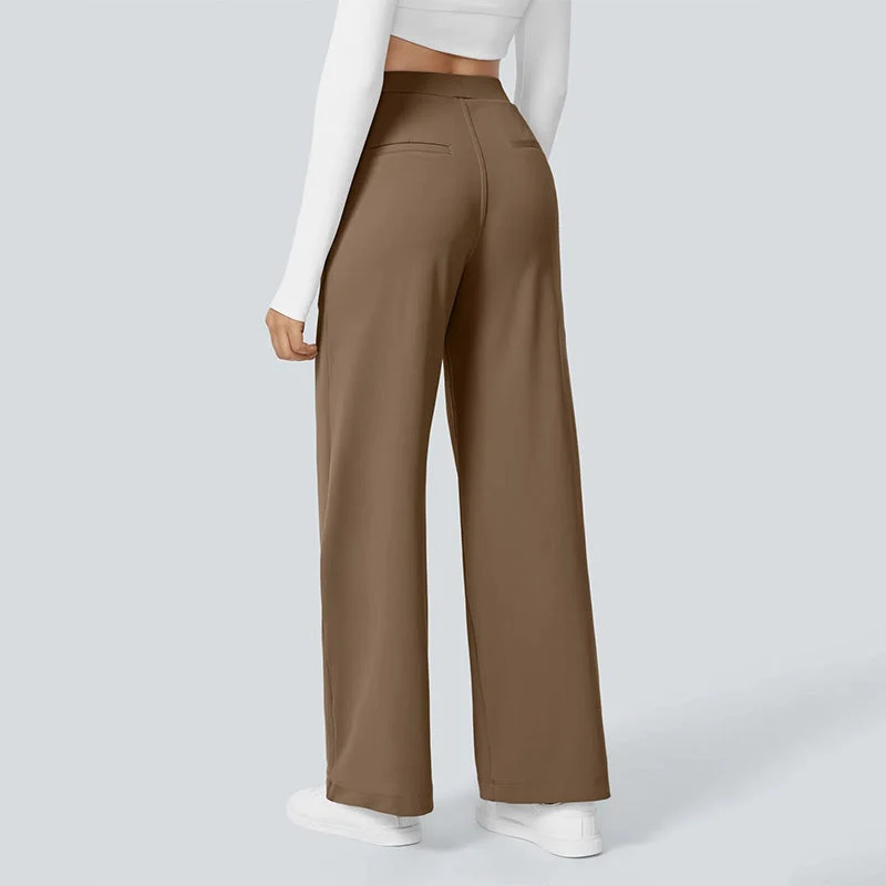 High-Waist Straight-Leg Work Pants Set - Image 20