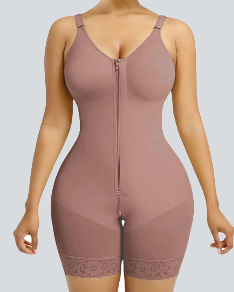 Tummy Control Butt Lifter Shaper with Zipper Crotch Fajas Colombianas - Image 9