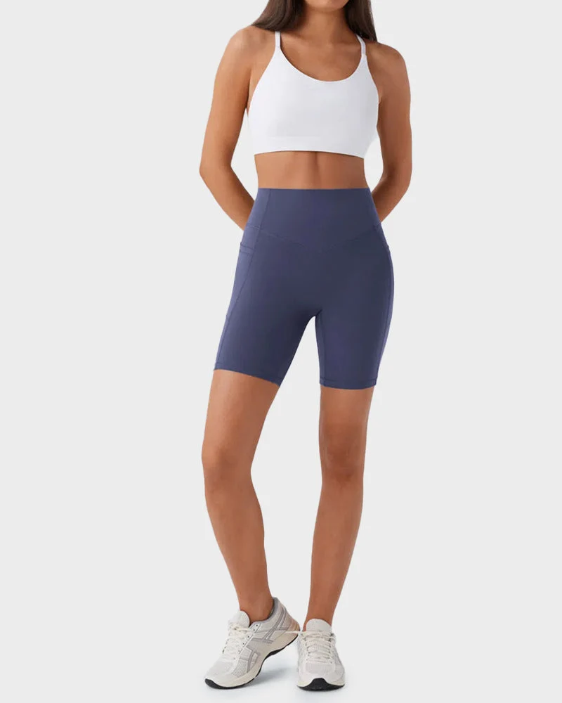 Tummy Control Butt-Lifting Training Shorts with Pockets – 7" - Image 14