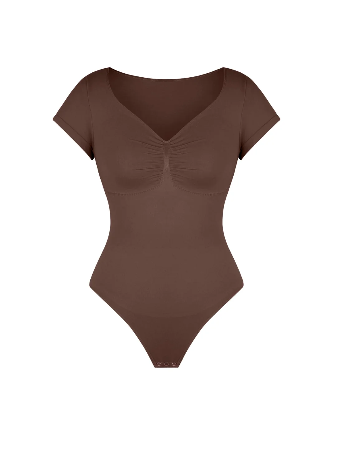 V-Neck Sculpting Tee Bodysuit - Image 9