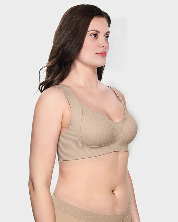 ️Women's Ribbed Push Up Adjustable Wireless Bra - Image 2