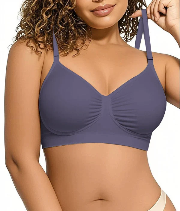 Women's Full Coverage Non-Padded Wireless Sculpt Bra - Image 23