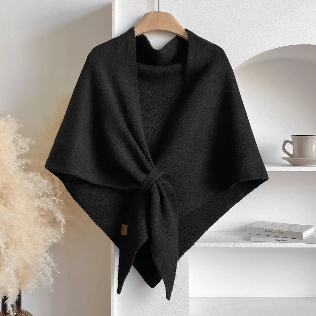 Women's Solid Color Scarf Casual Soft Comfortable Shawl for Daily Wear - Image 8