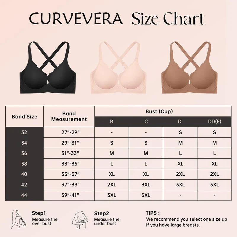 Women Water Drop Hollow Scalloped Flowers V Neck Bras - Image 9