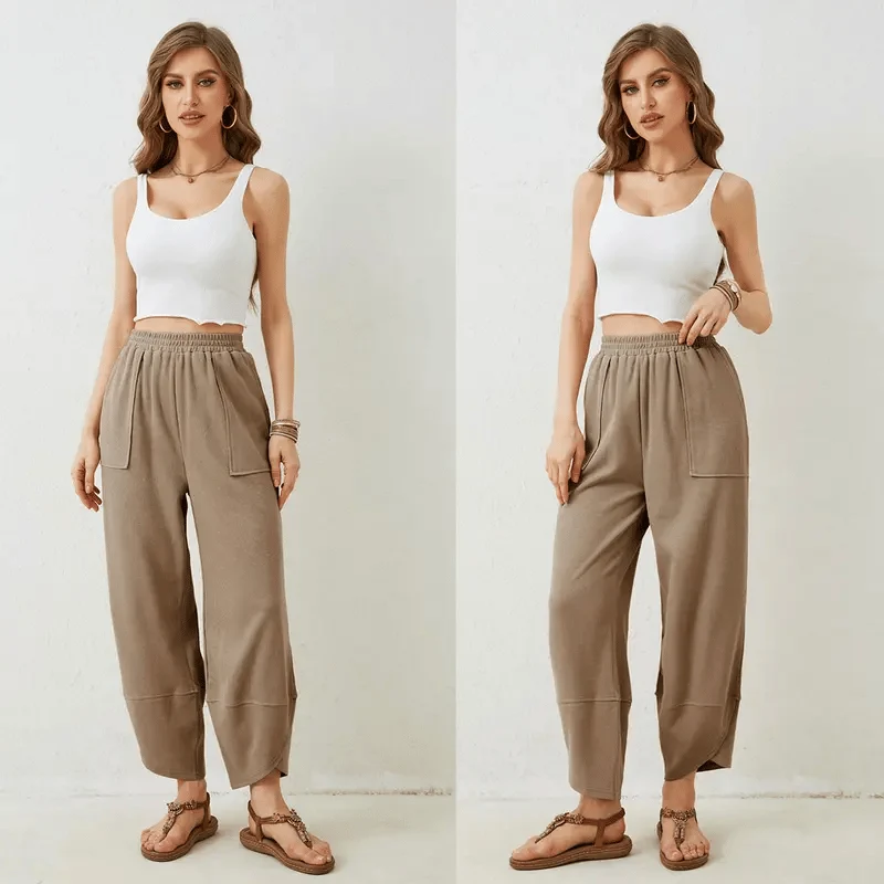 Women's Loose Wide Leg Casual Pants - Image 11