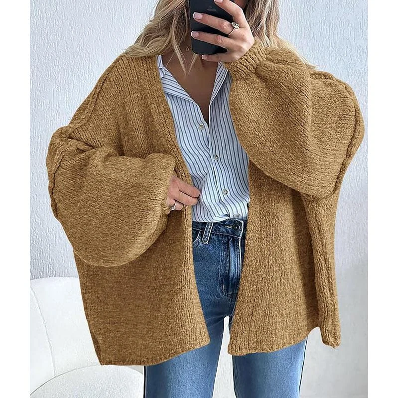 Women's Oversized Cardigan Sweater - Image 5