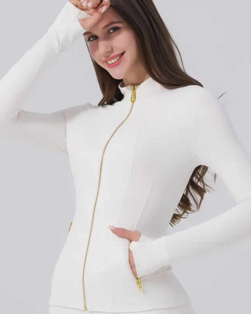 Womens Sportswear Set Full Zip Jacket and Yoga Pants - Image 7